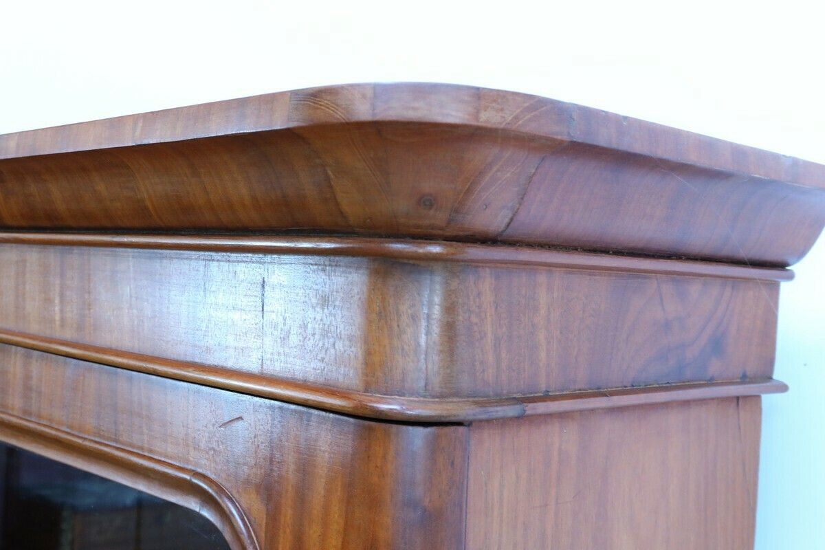 Victorian Mahogany Two Body Bookcase, England – Mid 19th Century photo buy