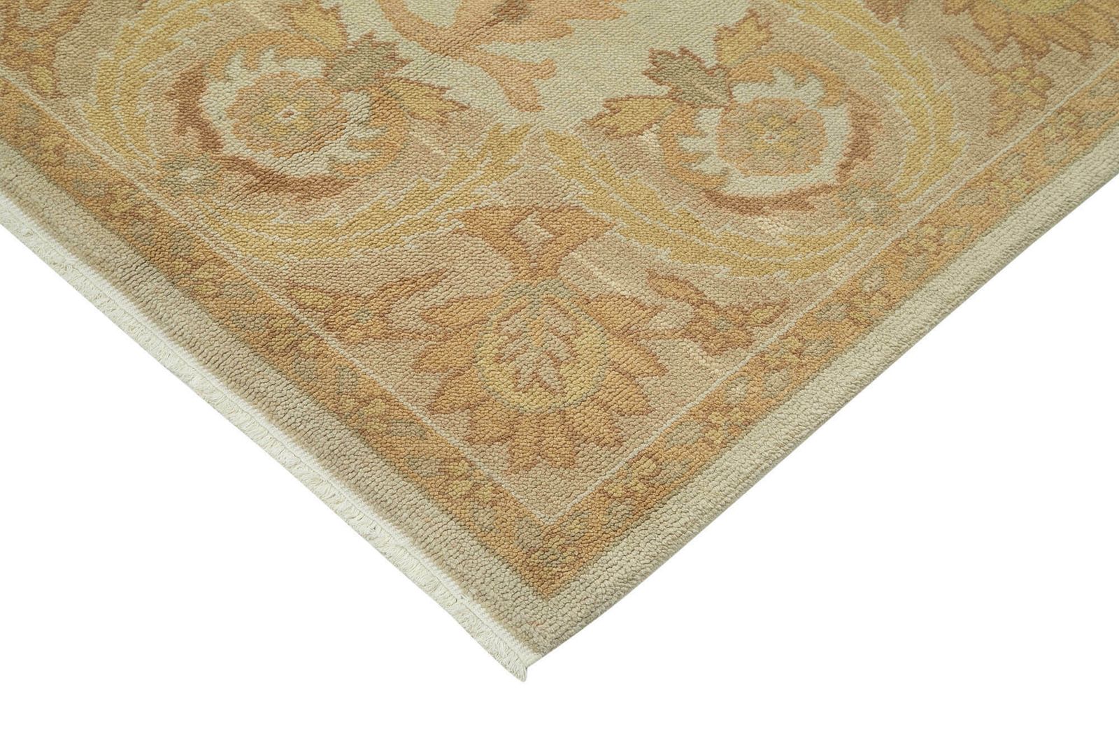 Hand Knotted Oushak Rug photo Textiles