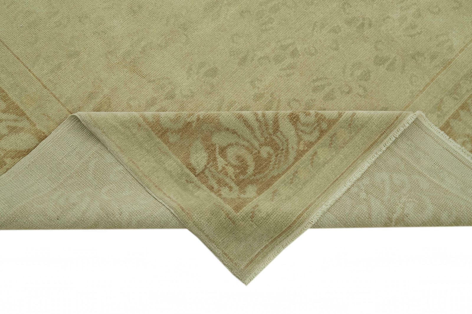 Traditional Hand Knotted Oushak Rug 314 Cm X 246 Cm photo vinterior
