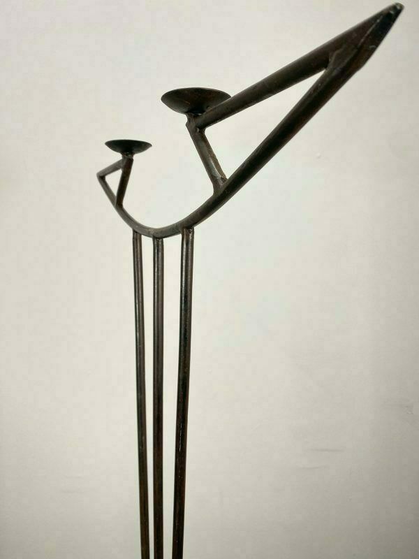 photo furniture Vintage Wrought Iron Candle Holder Stand