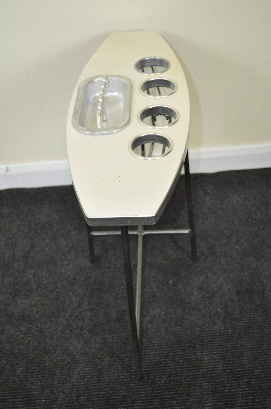 photo furniture Vintage Bowling Alley Drinks/Smokers Stand Now Ideal As A Cocktail Mixing Table With Bottle/Glass Holders And Ice Tray