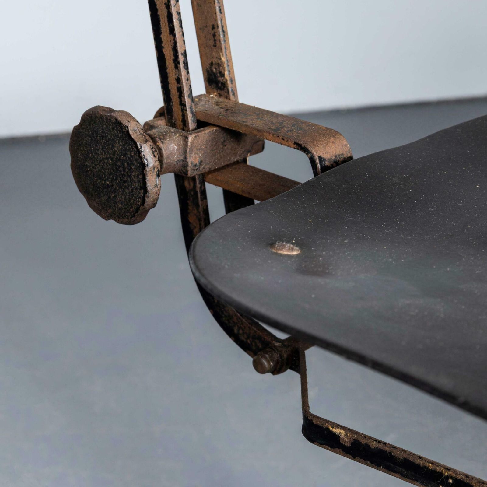 1920’s English Industrial Swivelling Machinists Chairs – Pair photo Furniture
