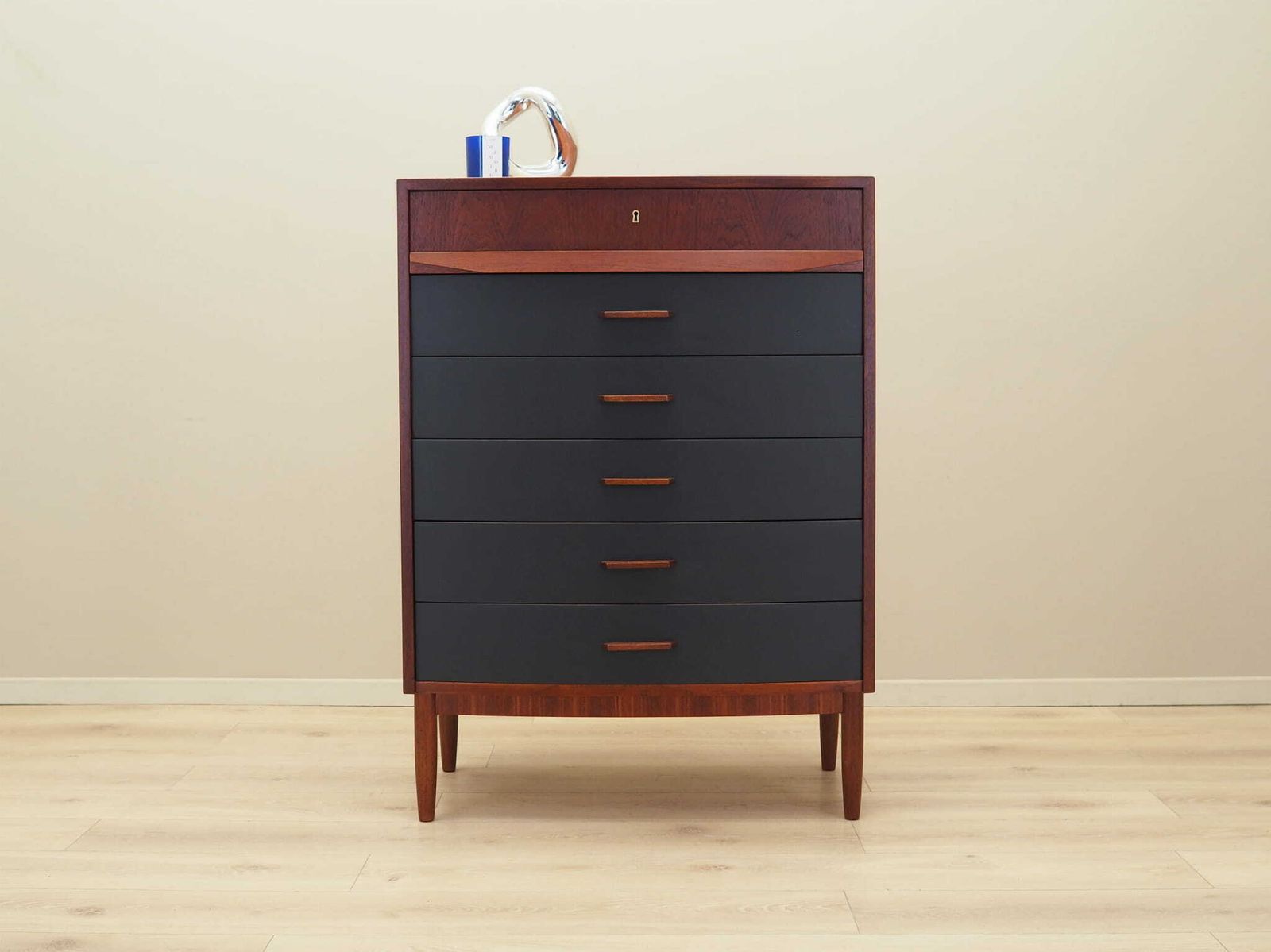 Teakhouten Ladekast, Deens Design, Jaren 1970, Productie: Denemarken photo furniture