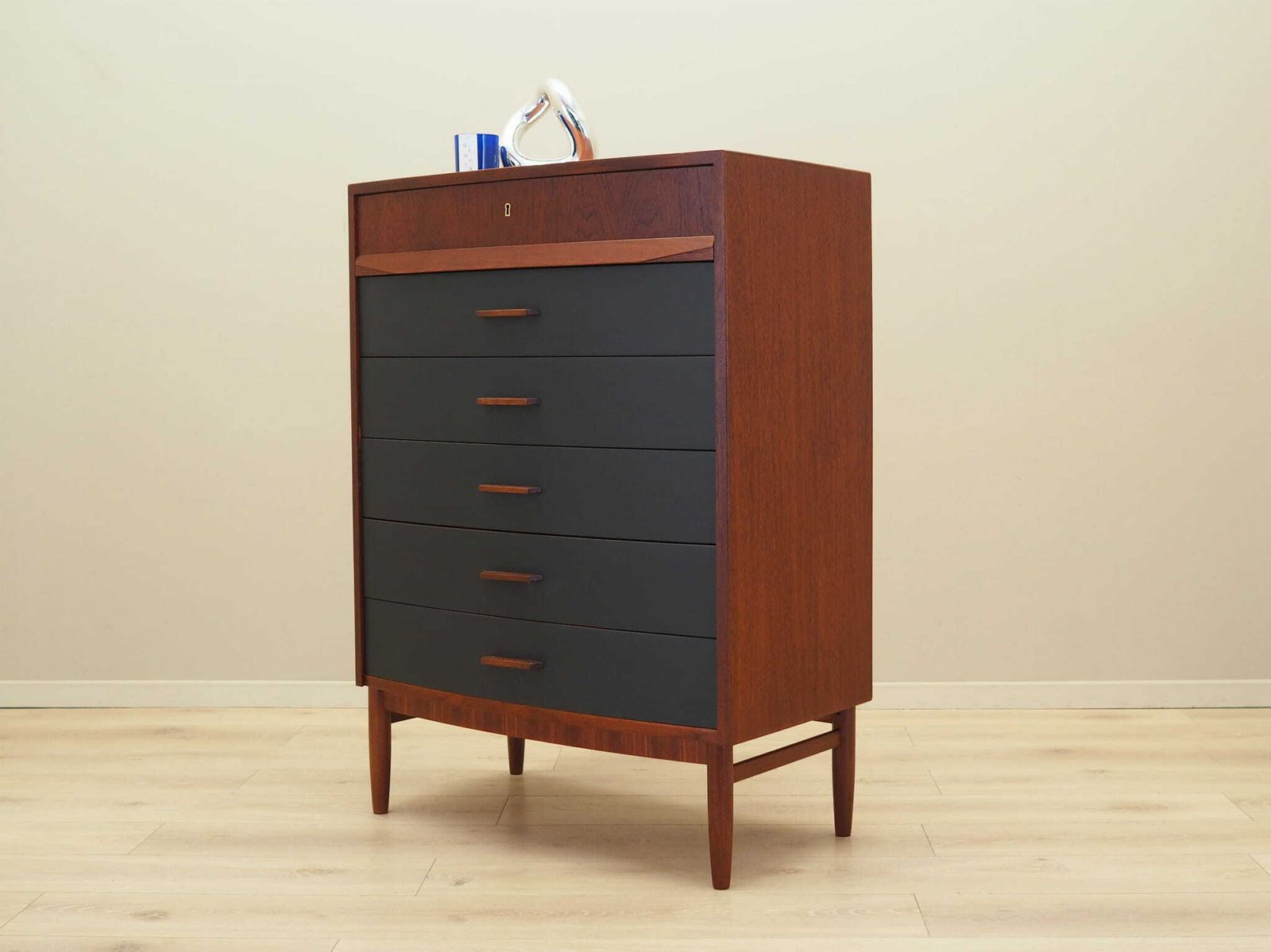 Teak Chest Of Drawers, Danish Design, 1970s, Production: Denmark photo for sale