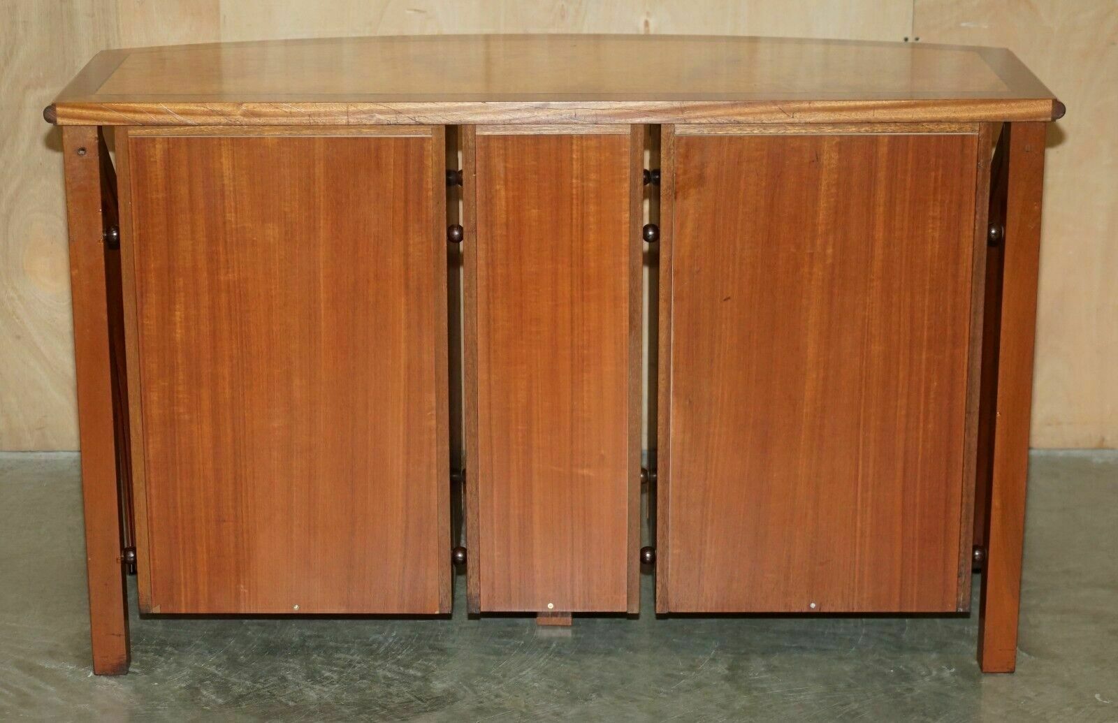 photo vintage Stunning Burr Maple & Thuya Wood Andrew Vara Art Deco Sculptural Sideboard