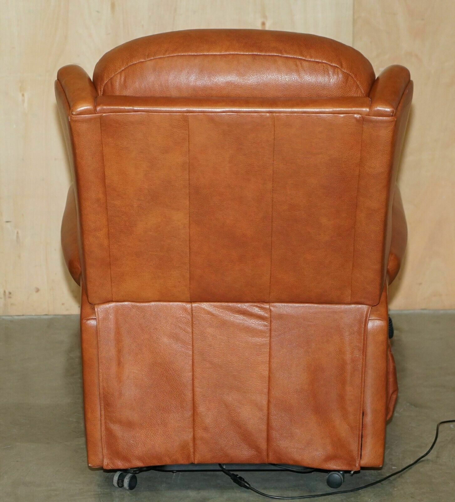Furniture Rrp £7,000 Sherborne Leather Upholstery Pair Of Rise Recliner Armchairs And Sofa photo