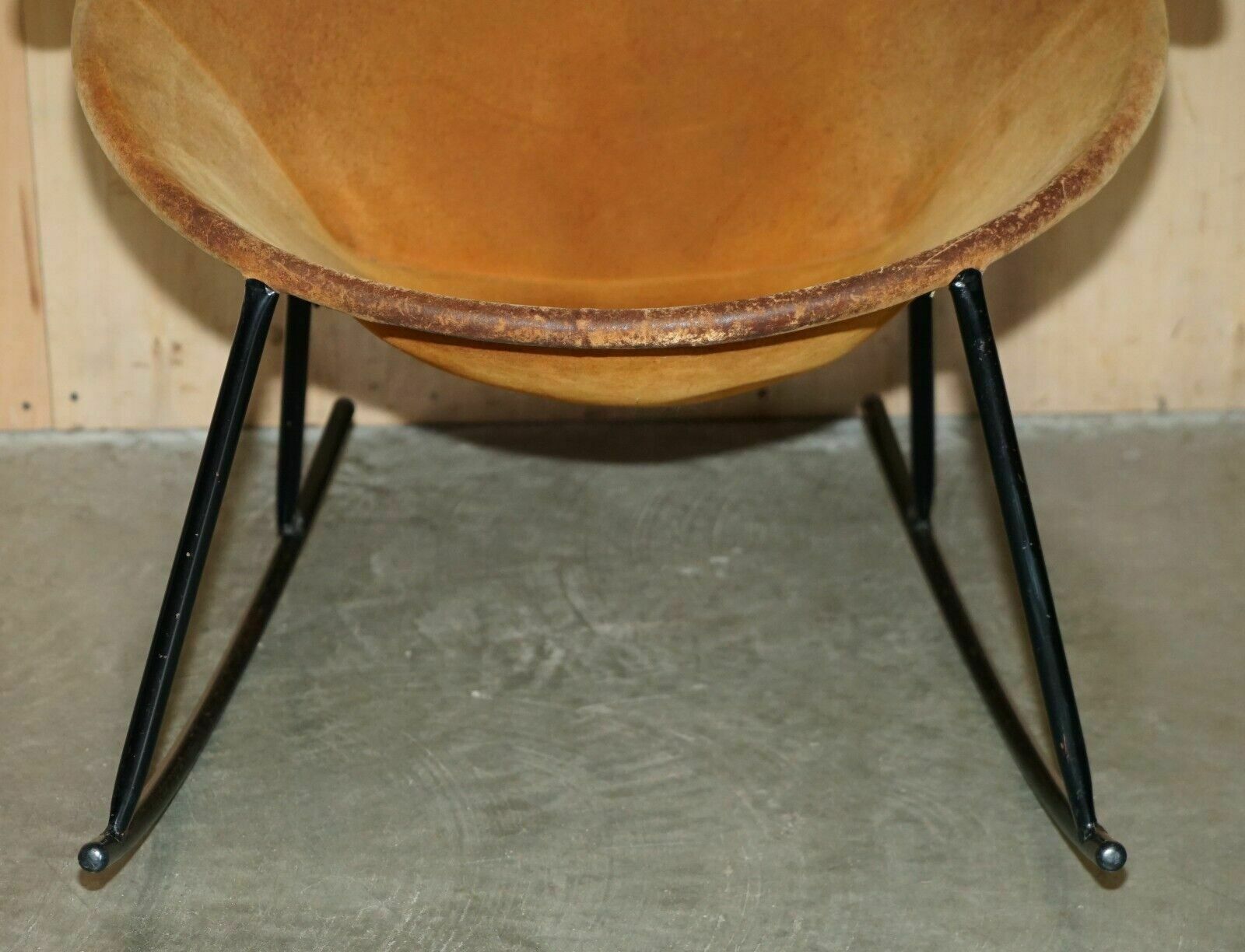 1960's Rare Balloon Lounge Rocking Armchair By Hans Olsen For Warm Nordic photo buy