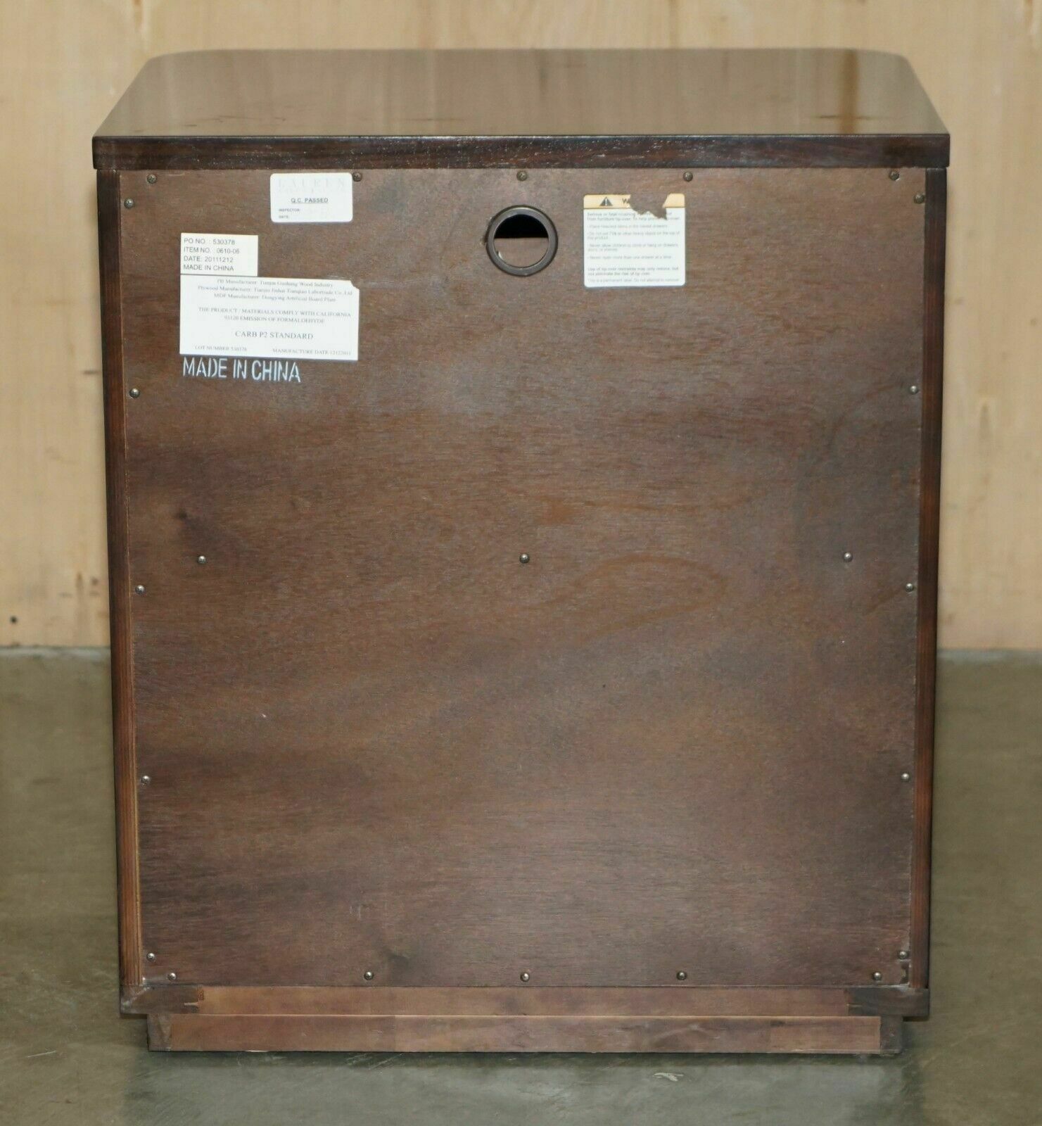 Furniture Stunning Ralph Lauren Rrp £10,450 Metropolis Chest Of Drawers Built In Power photo