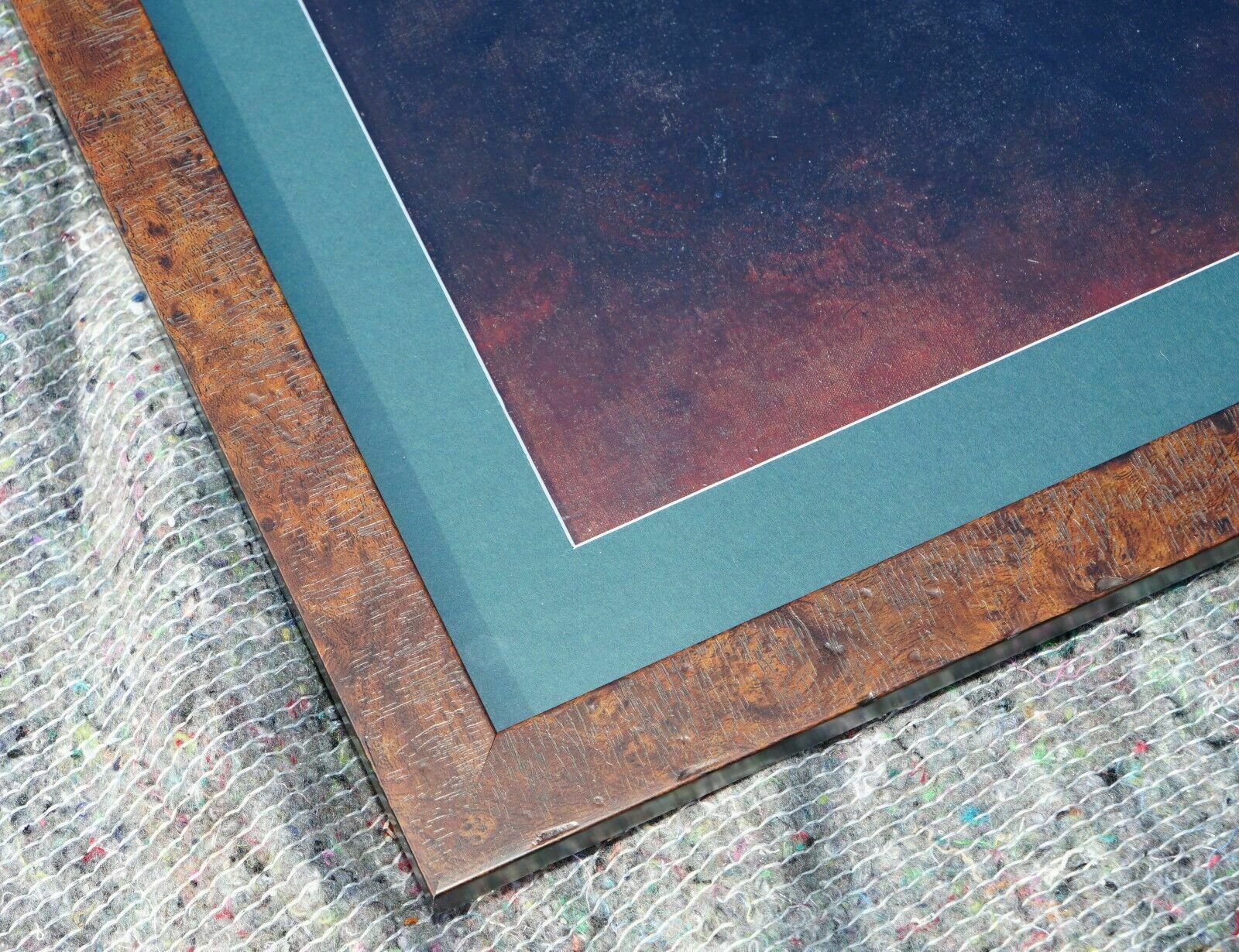photo furniture Lovely Winston Churchil Oil Painting Signed Jj Burrett Burr Oak Exhibition Frame