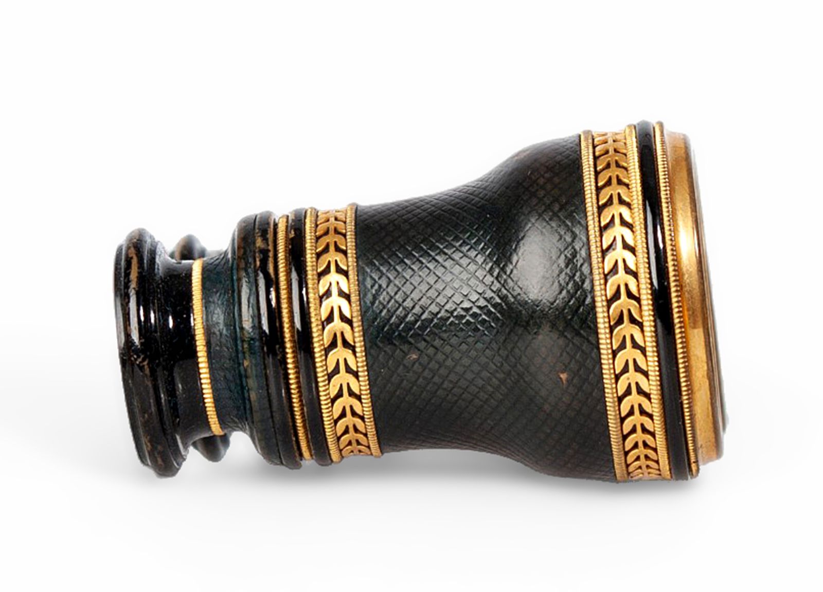 photo buy 1910s Art Nouveau Lemaire Like Gilt Brass Expandable Sportier Binoculars/Opera Glasses With Leather Case, France