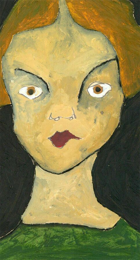 Ben Carrivick Contemporary Oil, The Stare
