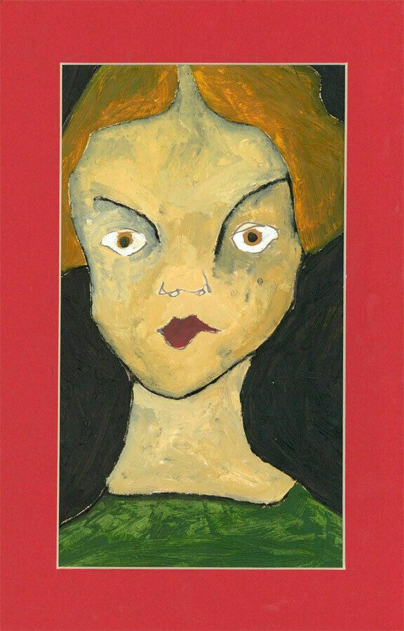 Ben Carrivick Contemporary Oil, The Stare photo furniture