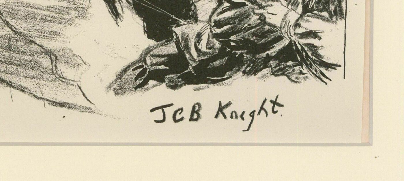 James Charles Burdett Knight (1897 1997) Lithograph, Stormy Seas photo for sale