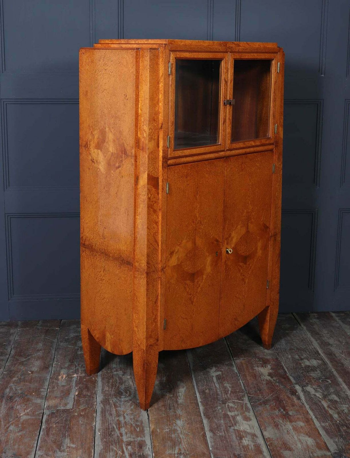 Furniture French Art Deco Cabinet In Amboyna By André Arbus photo