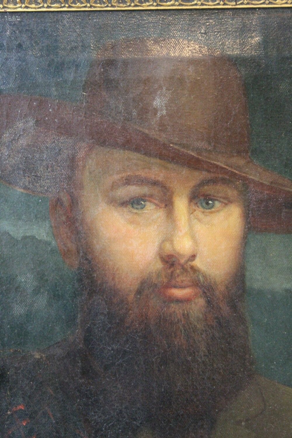 19th Century Portrait Painting Of William Morton Civil Engineer photo 950.0
