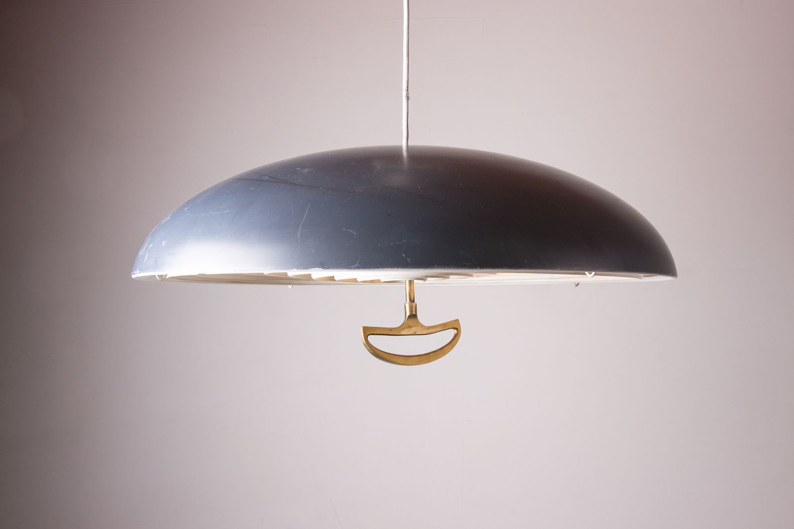 Grand luminaire suspendu danois en métal, modèle California, par Vilhem Wohlert & Jorgen Bo pour Poulsen, 1960 photo furniture