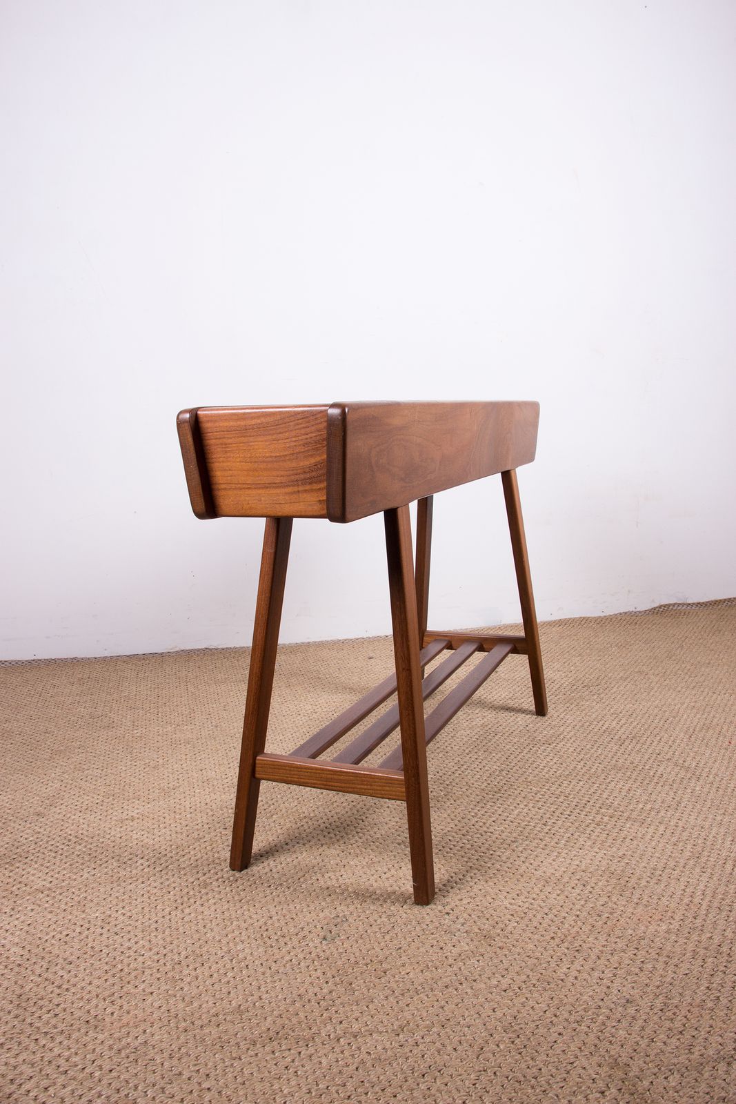 photo for sale Large Danish Beech And Zinc Indoor Planter By Brdr Dalsaargd For Illum Bolighus 1960