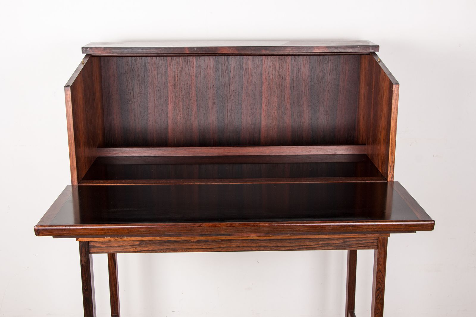 Scriban servant de bar et de secrétaire en palissandre et Formica, par Hans Olsen pour Cs Mobler, 1960 photo for sale