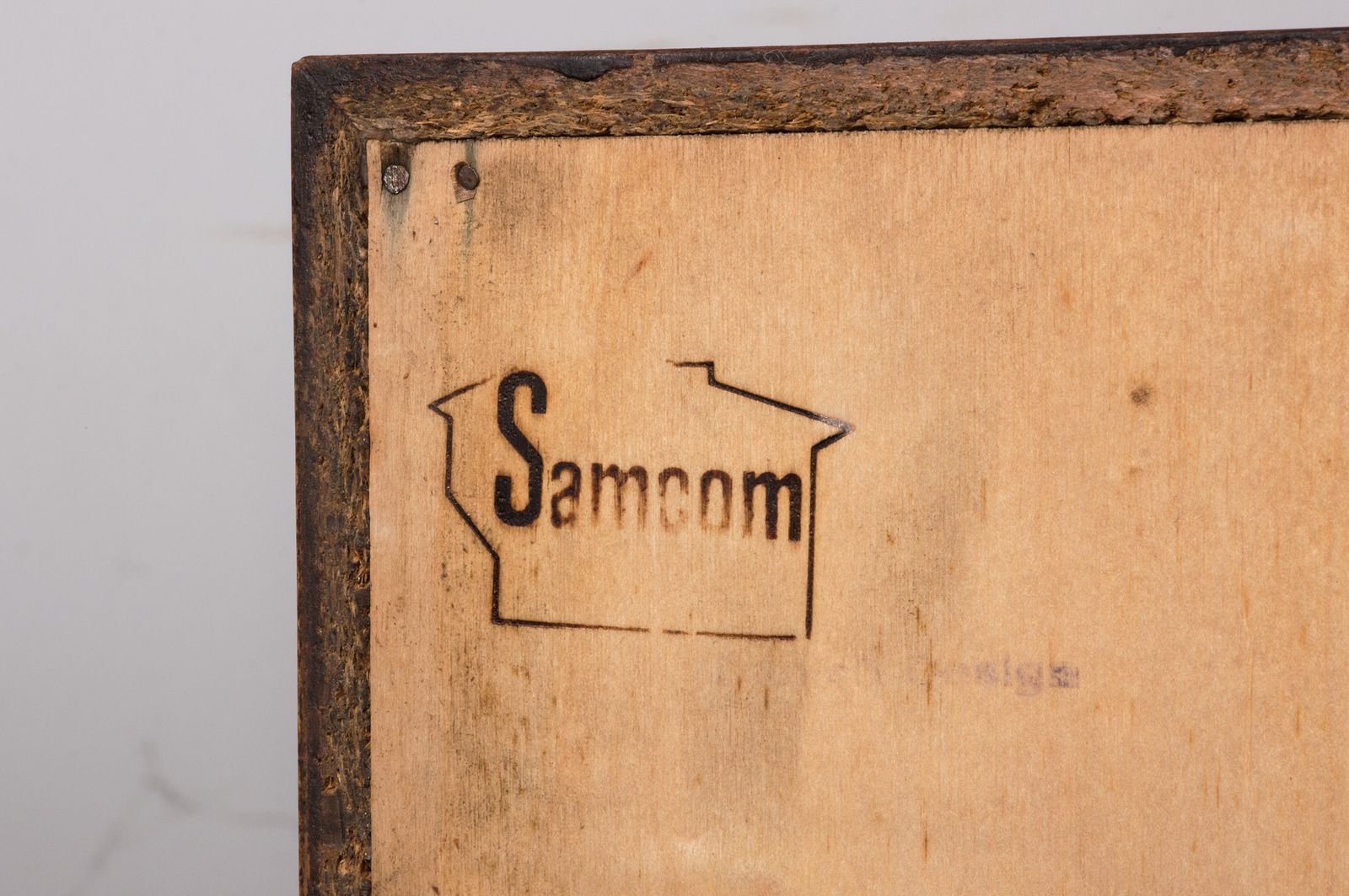 photo for sale Commode danoise ou petit buffet en teck, 3 grands tiroirs, 1960.