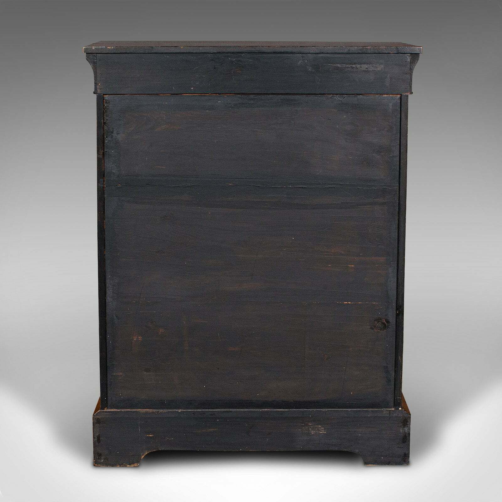 Antique Pier Cabinet, English Walnut, Glazed Bookcase, Display Cupboard, Regency photo vinterior