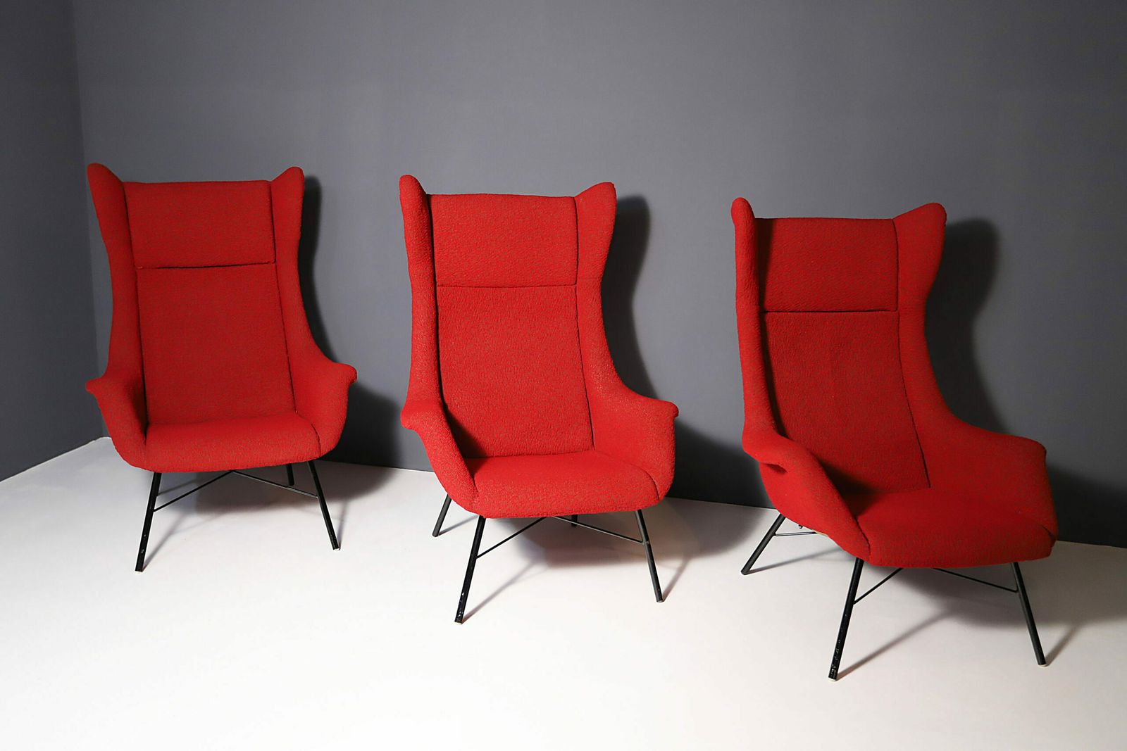 Wingback Armchairs By Navrátil & Sépová , 1960´S, Czechoslovakia, Price Per Piece