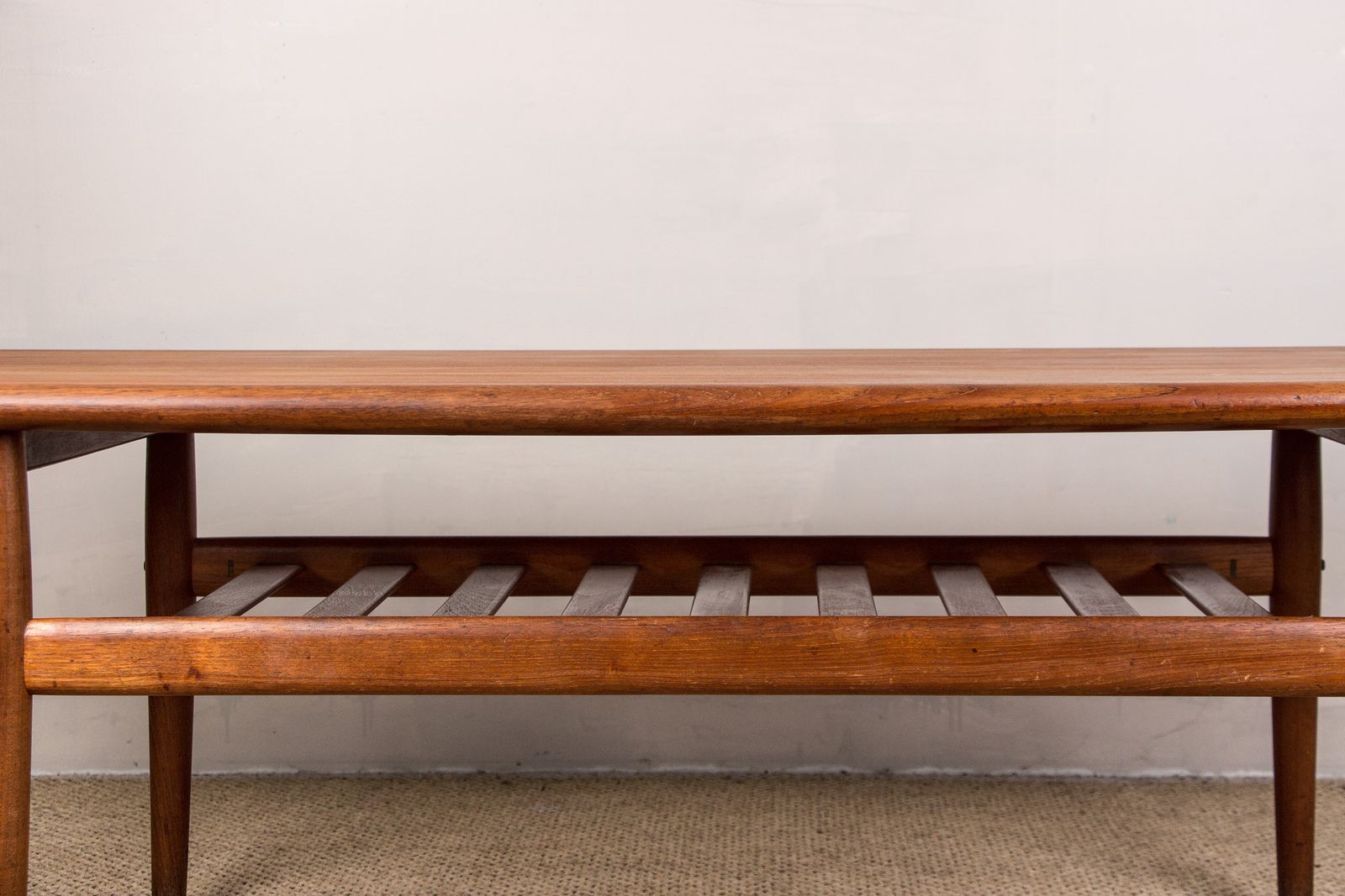 Large Danish Teak Coffee Table, Two Tiers, By Grete Jalk For Glostrup Mobelfabrik. photo Furniture