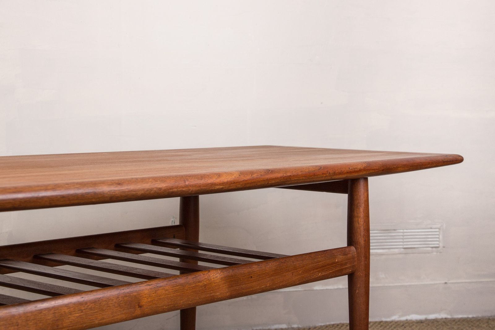 Large Danish Teak Coffee Table, Two Tiers, By Grete Jalk For Glostrup Mobelfabrik. photo vintage