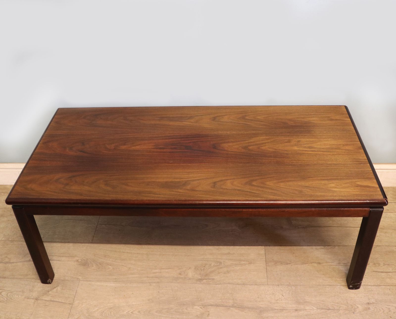 A Lovely Scandinavian Hardwood Veneered Coffee Table.