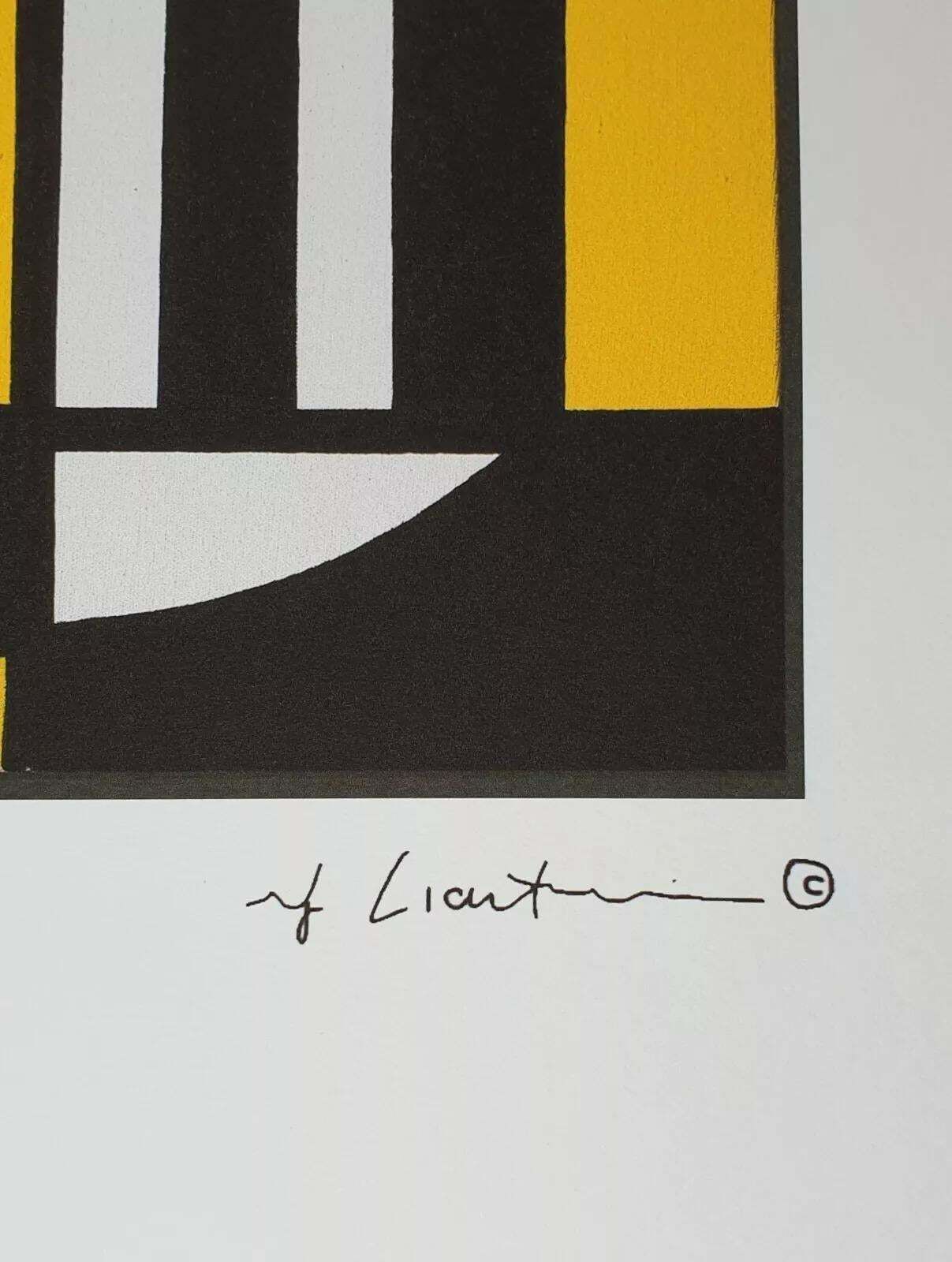 1980s After Roy Lichtenstein "Cubist Still Life" Limited Edition Lithograph photo vinterior