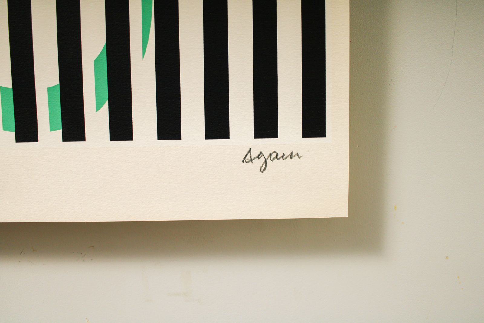 An Original Lithograph By Yaacov Agam 'Message Of Peace 1988 Olympics' photo buy