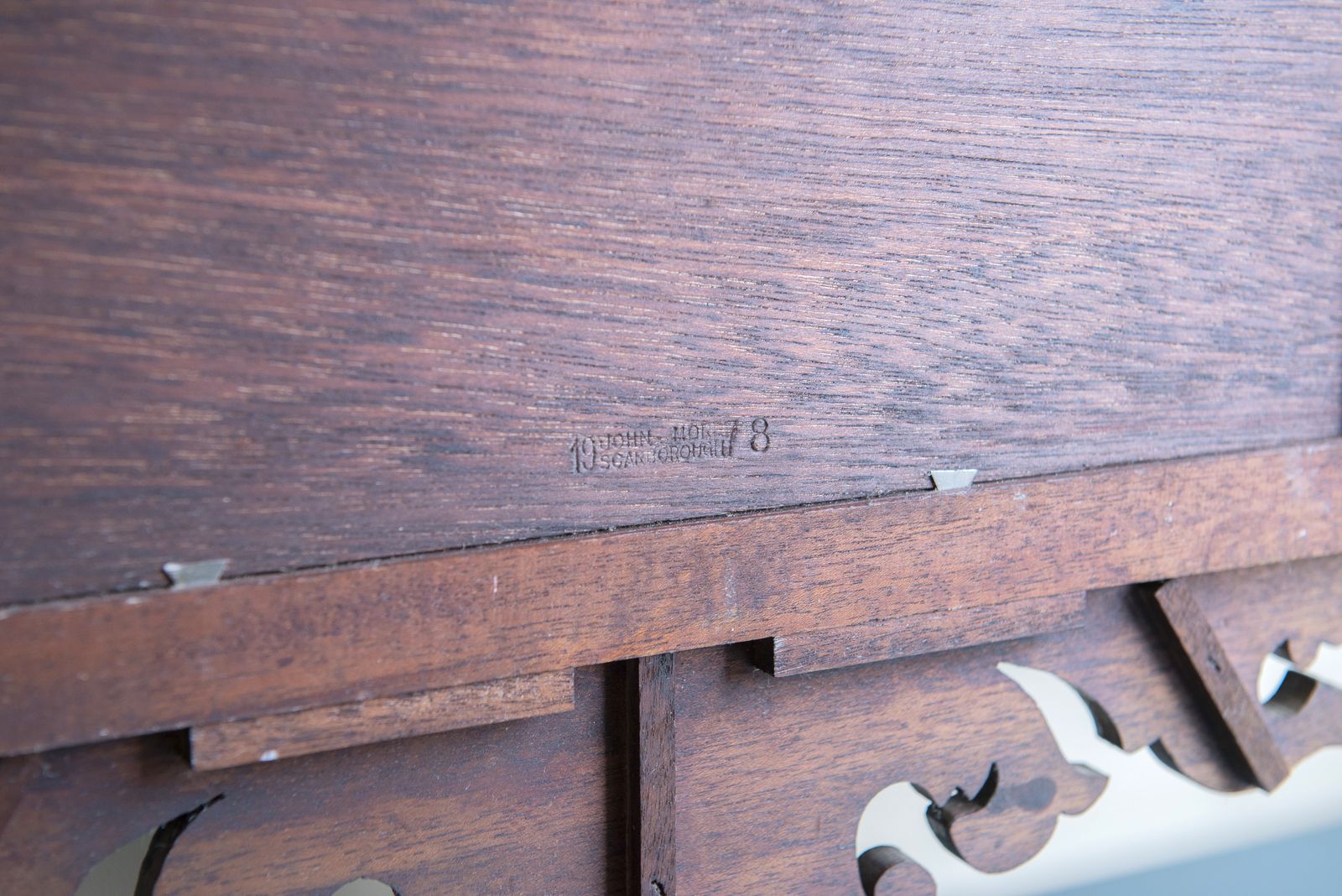 photo vinterior Houten Spiegel Met Fretwerk, Chippendale Schoorsteen­Spiegel, Grote Victoriaanse Wandspiegel, Antieke Sierspiegel