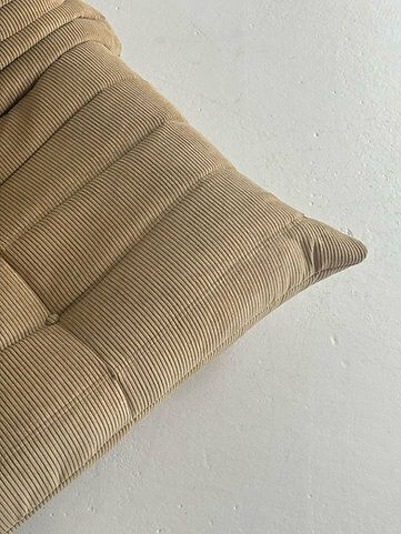 Bruine Corduroy Ligne Roset Togo Woonkamerset photo buy