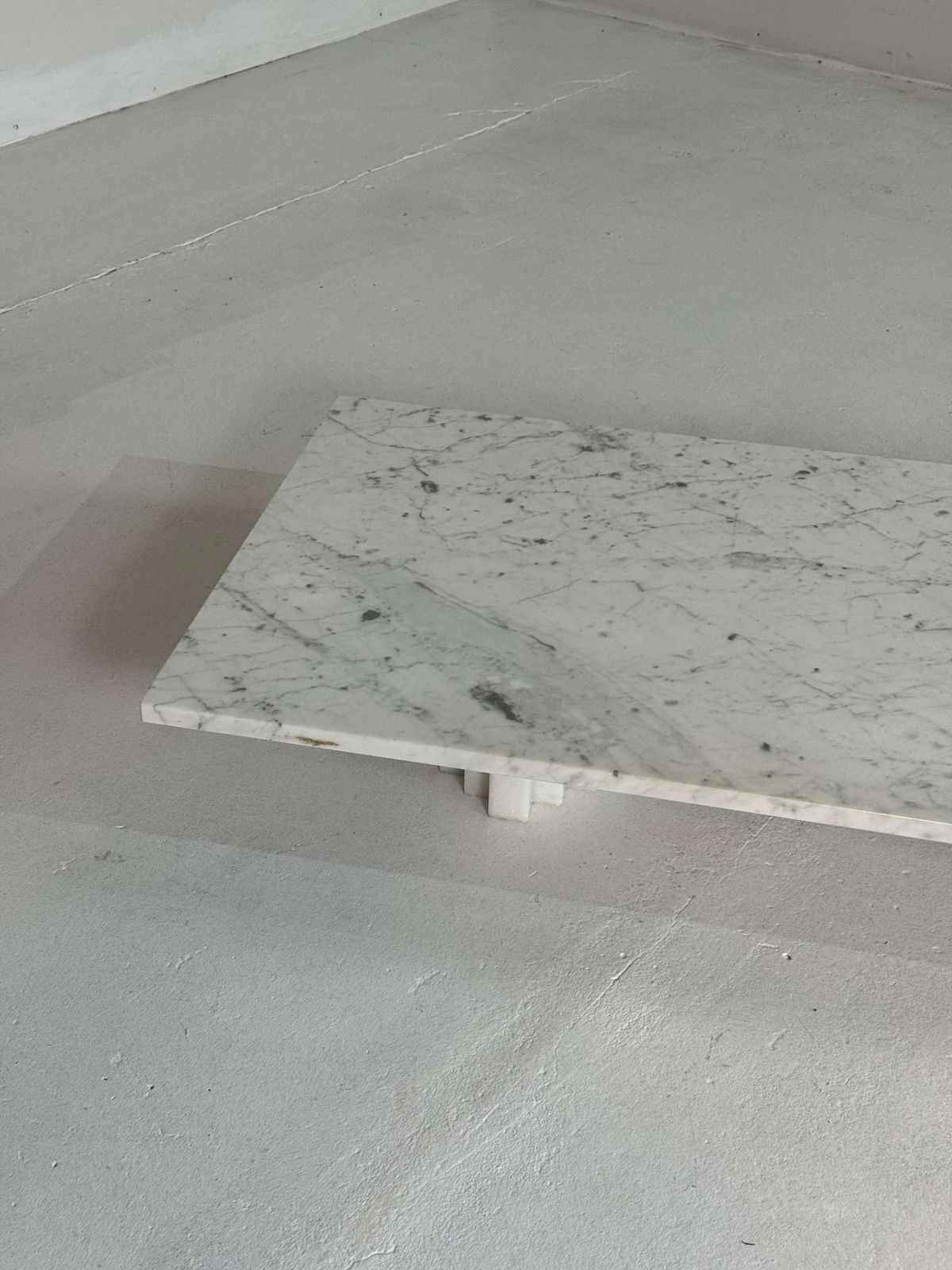 1450.0 White Carrara Marble Coffeetable photo