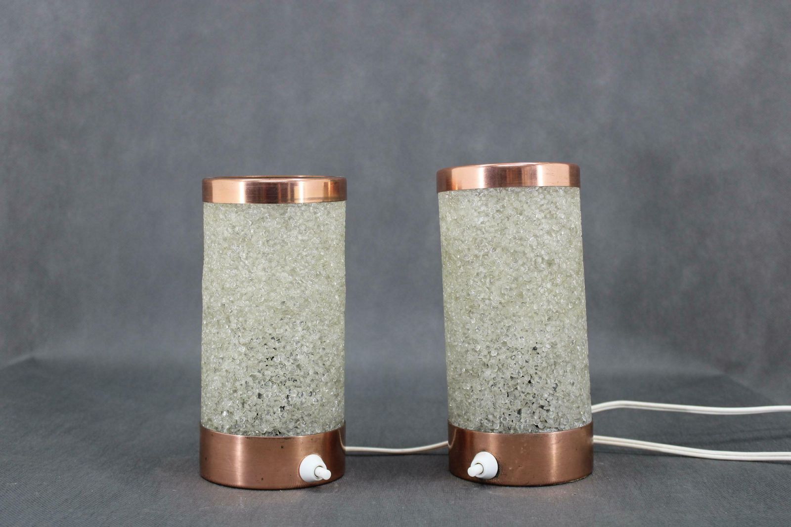 393.0 Pair Of Midcentury Table Lamps Rockets Aka, Germany, 1970s photo