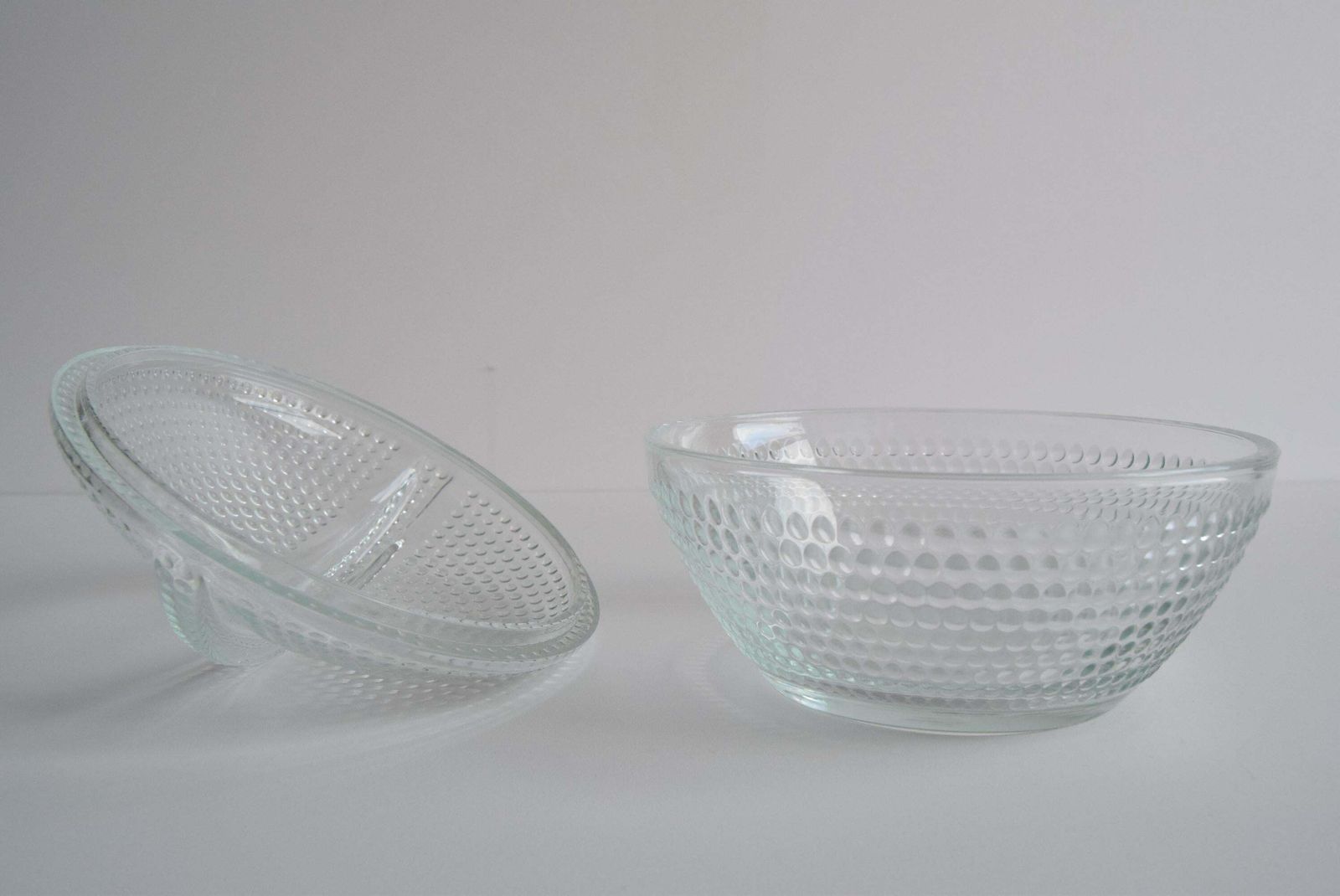 Glass Candy Bowl, Sugar Bowl, By Adolf Matura For Libochovice Glass Factory photo vinterior
