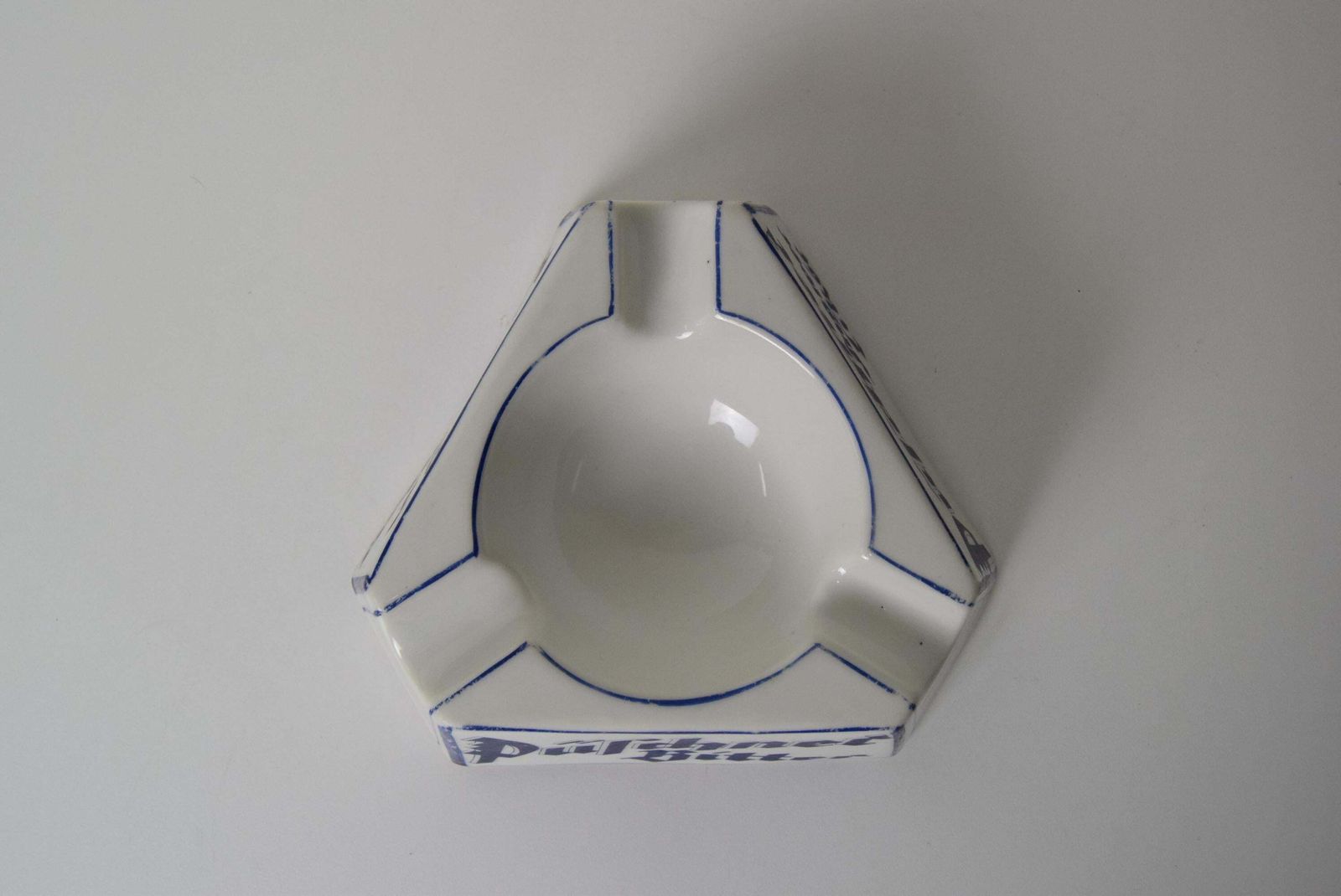 Art Deco Porcelain Advertising Ashtray Püschner Bitter, 1920's. photo buy