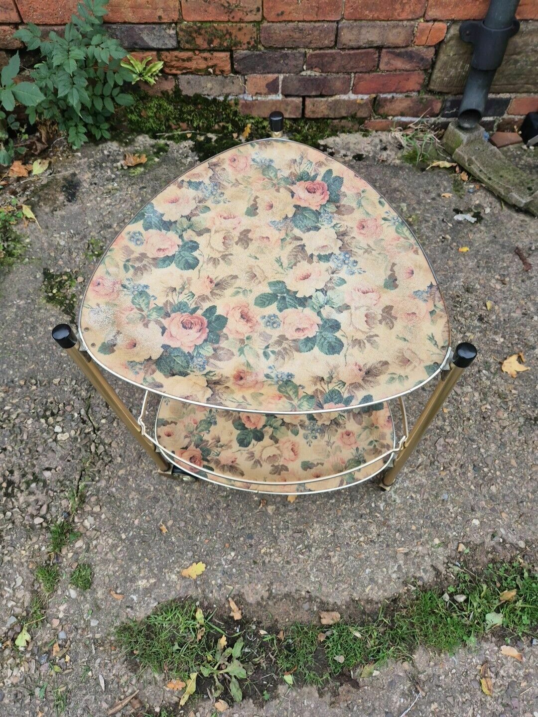 Glos Arnold Designs, A Mid 20th Century, Vintage Fibreglass Twin Shelved Trolley photo 95.0