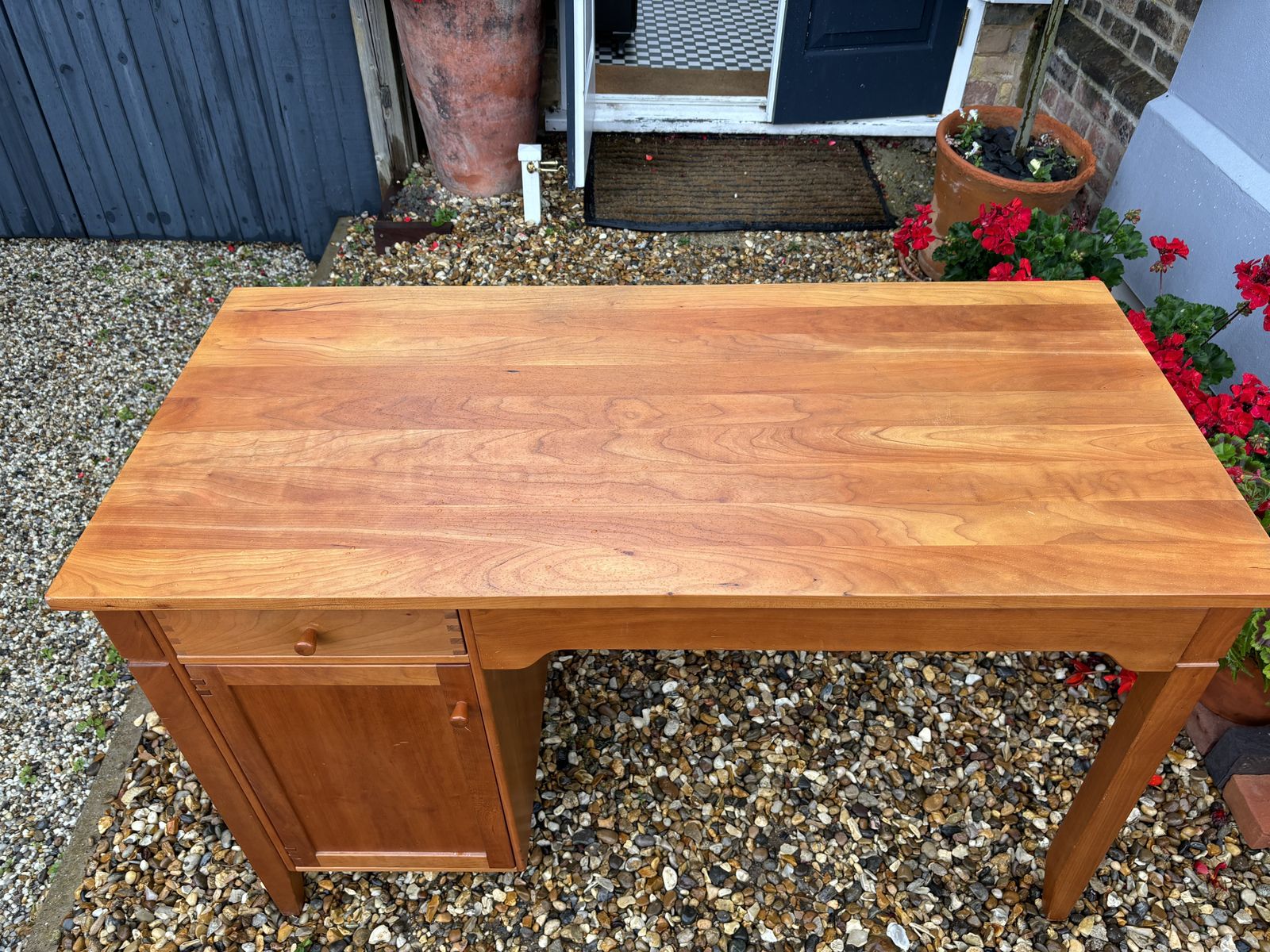 Naver Collection For Søren Nissen & Ebbe Gehl Danish Cherry Wood Desk *Rare* photo for sale