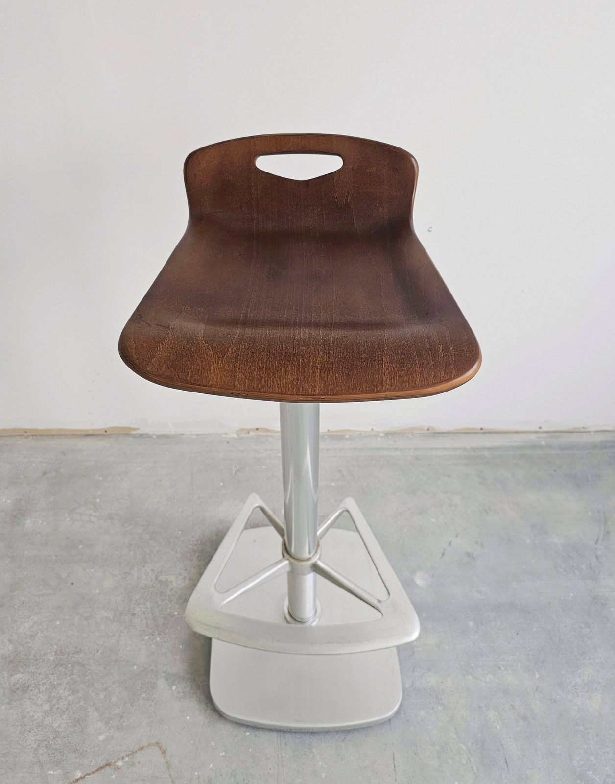 Pair Of Postmodern Bar Stools By Indecasa Designed By Joan Casas // Made In Spain In The 1980s photo furniture