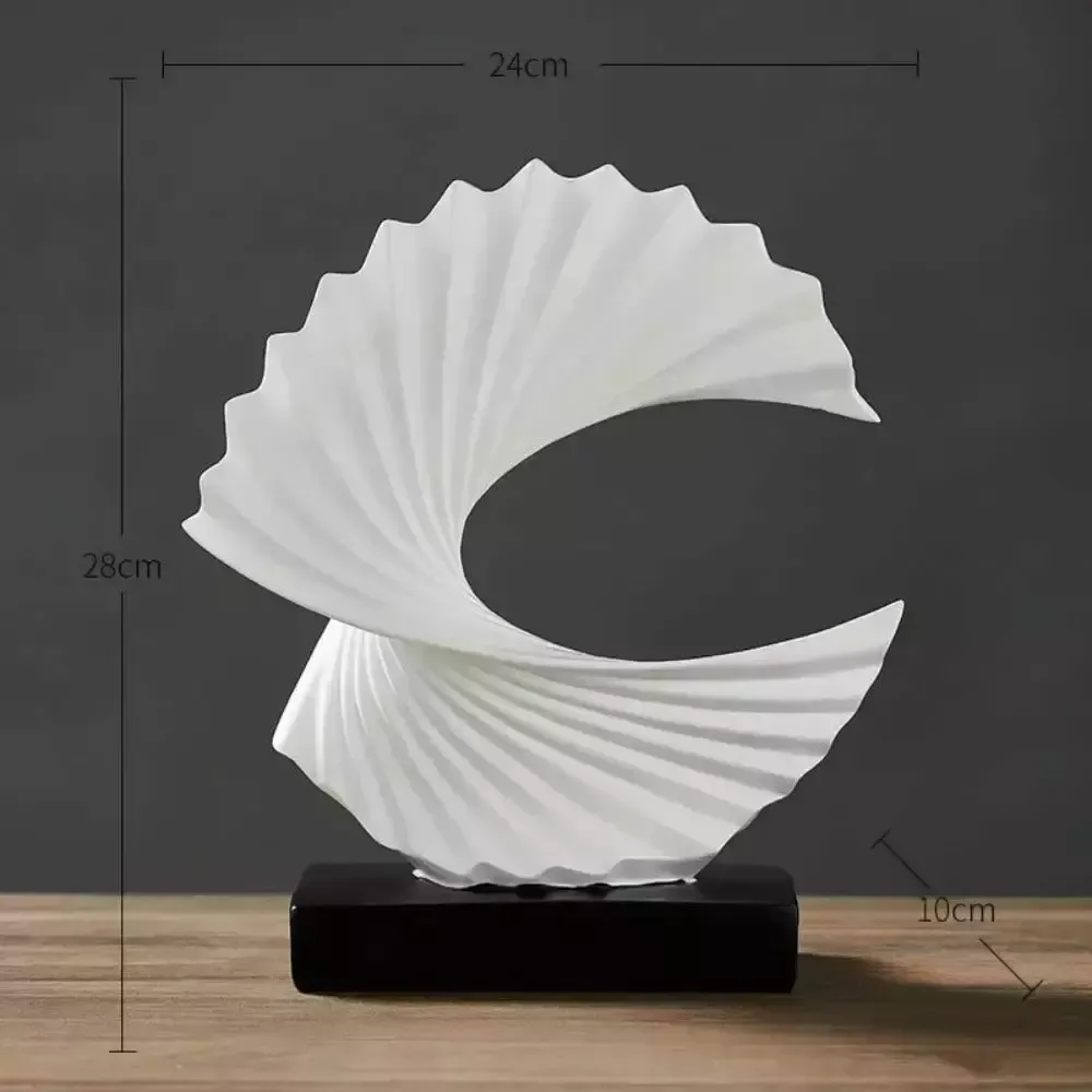Modern Decorative Abstract Sculpture For Office Desk Home Decor. photo vintage