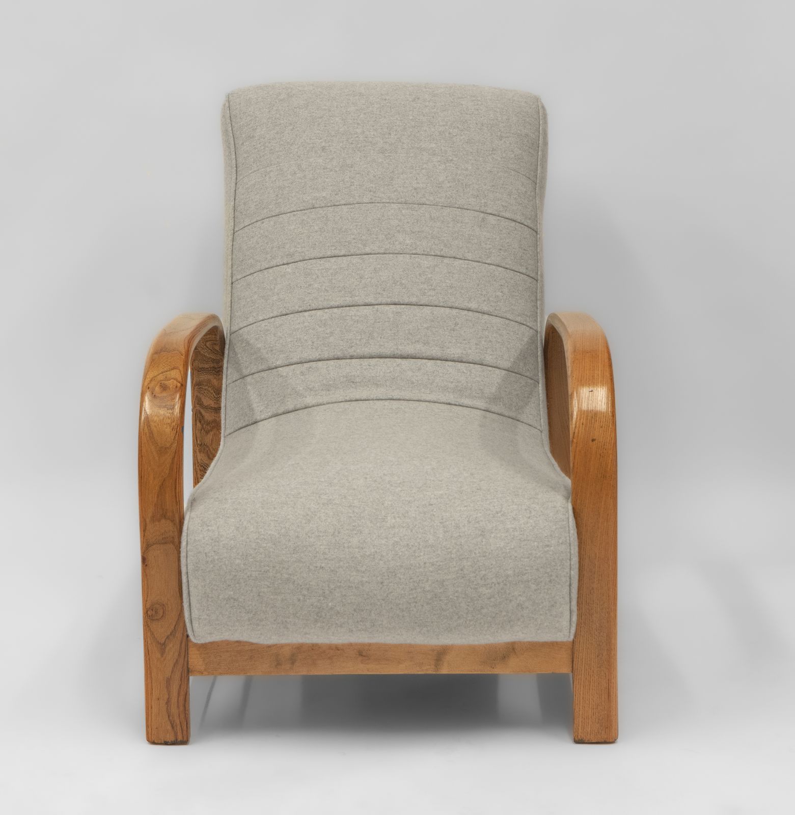 Art Deco Lounge Chair Armchair Bute Wool Fabric photo Furniture