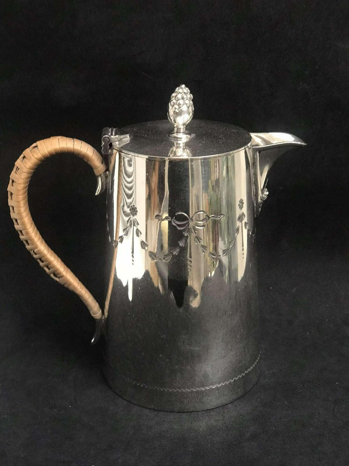 Creamer Vintage Milk Jug Edwardian Silver Plate Milk Jug, Cream Jug, Milk Pot Sheffield, England, Tea Set, Silver Antique Wedding Gift photo furniture