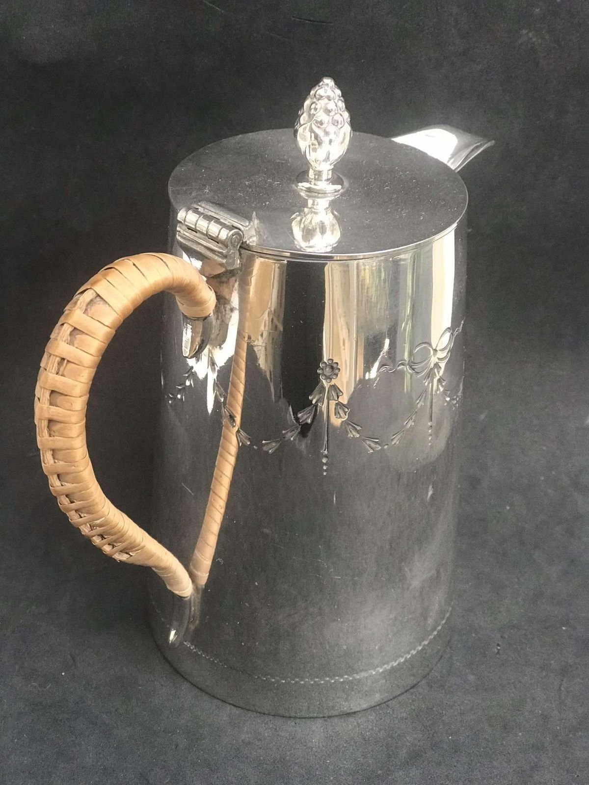 Creamer Vintage Milk Jug Edwardian Silver Plate Milk Jug, Cream Jug, Milk Pot Sheffield, England, Tea Set, Silver Antique Wedding Gift photo Home Decor