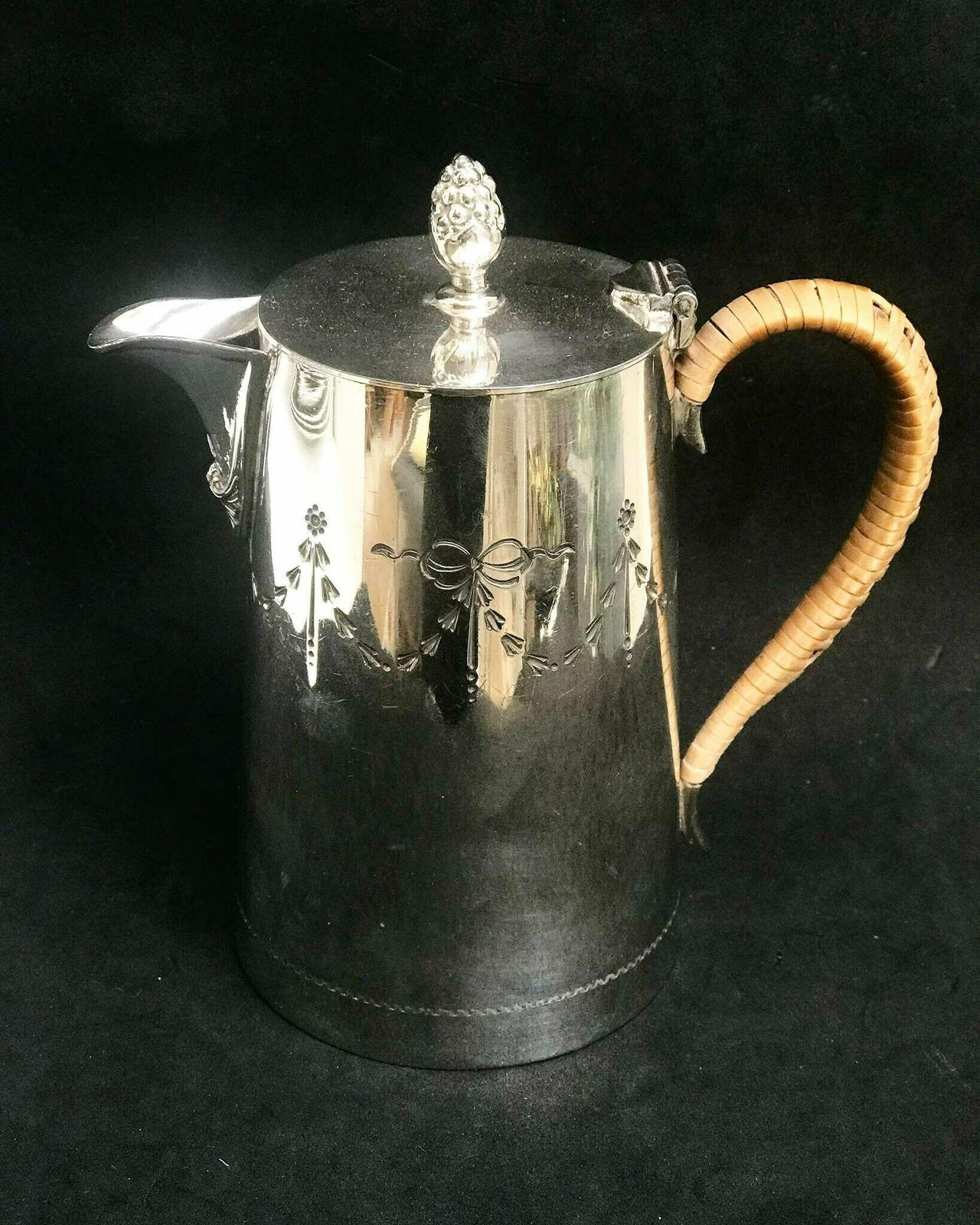 photo for sale Creamer Vintage Milk Jug Edwardian Silver Plate Milk Jug, Cream Jug, Milk Pot Sheffield, England, Tea Set, Silver Antique Wedding Gift