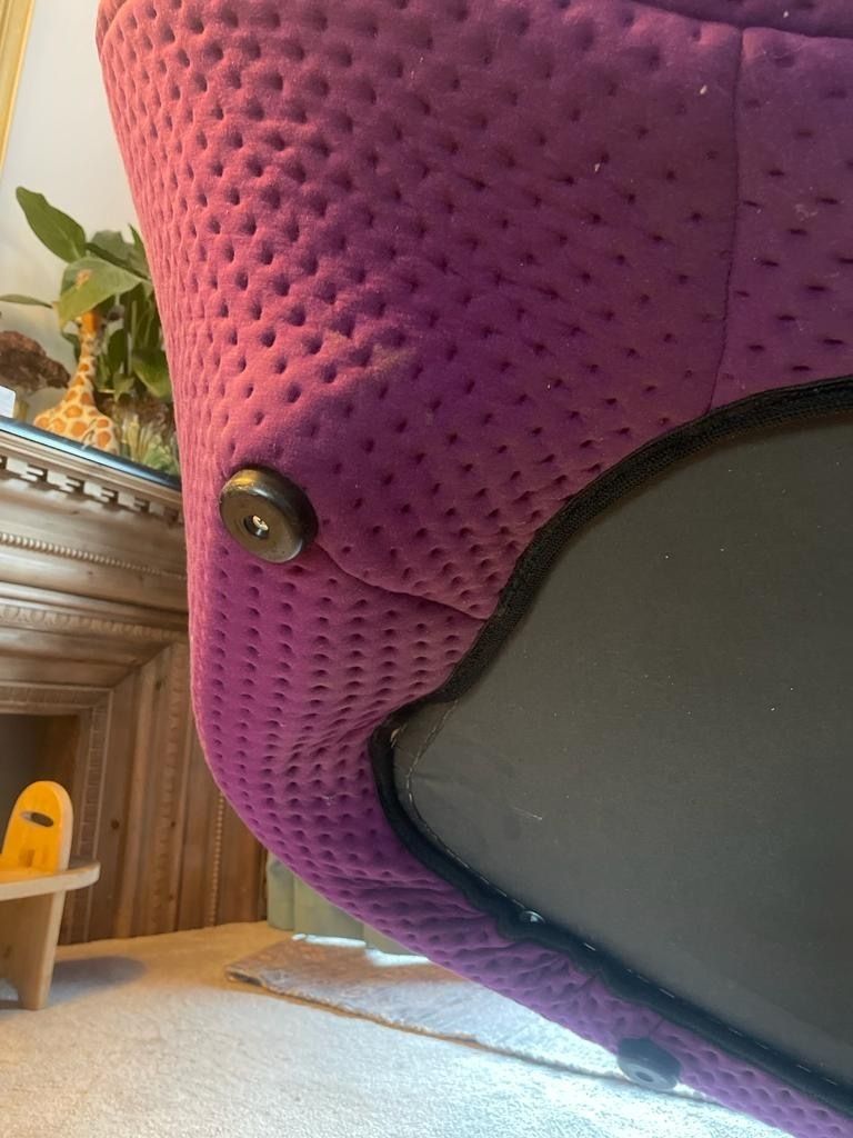 photo furniture Ligne Roset By Erwan & Ronan Bouroullec Ploum High Back Purple 3 Seater Sofa