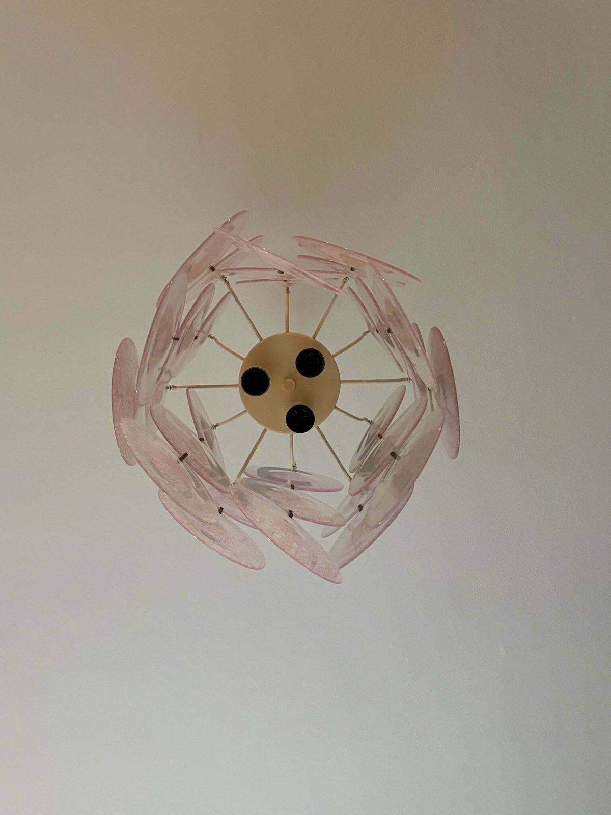 Murano Glass Chandelier Attributed To Vistosi, 1970s photo buy