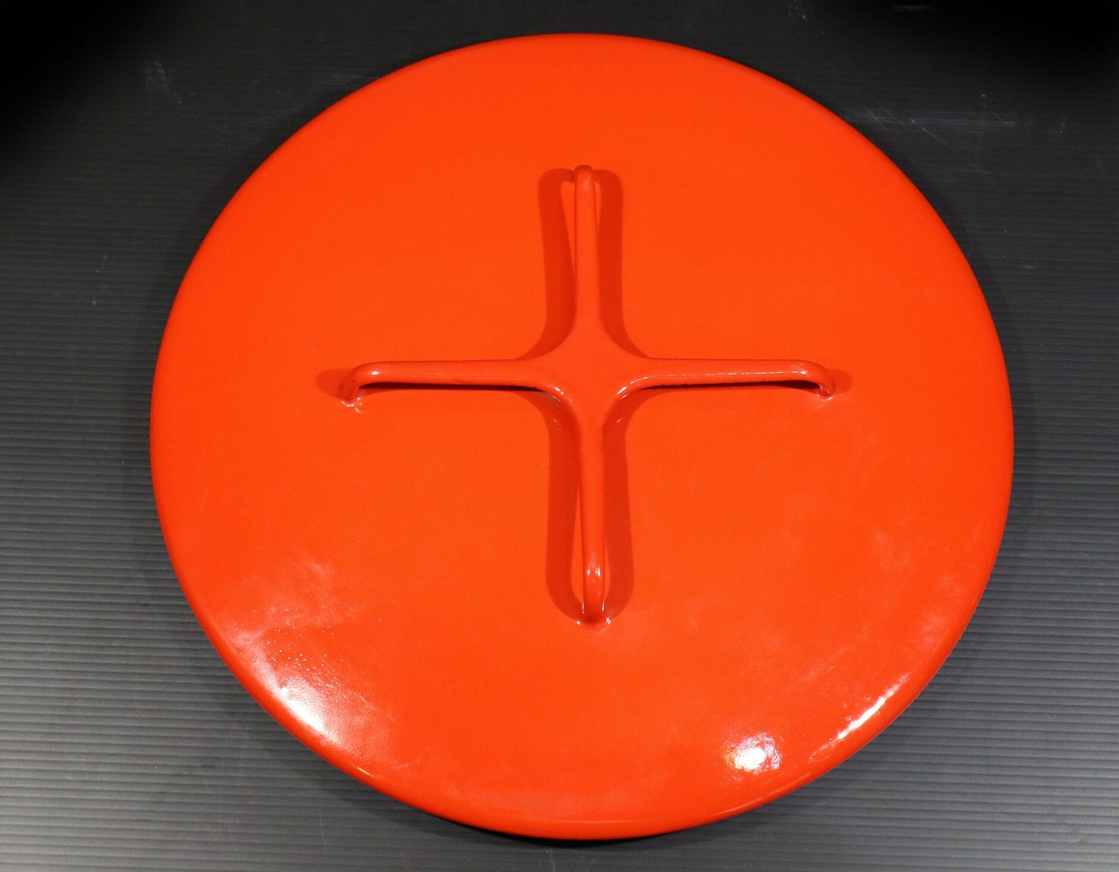 1960s Dansk Kobenstyle Red Sauté Pan With Lid Ihq France photo vinterior