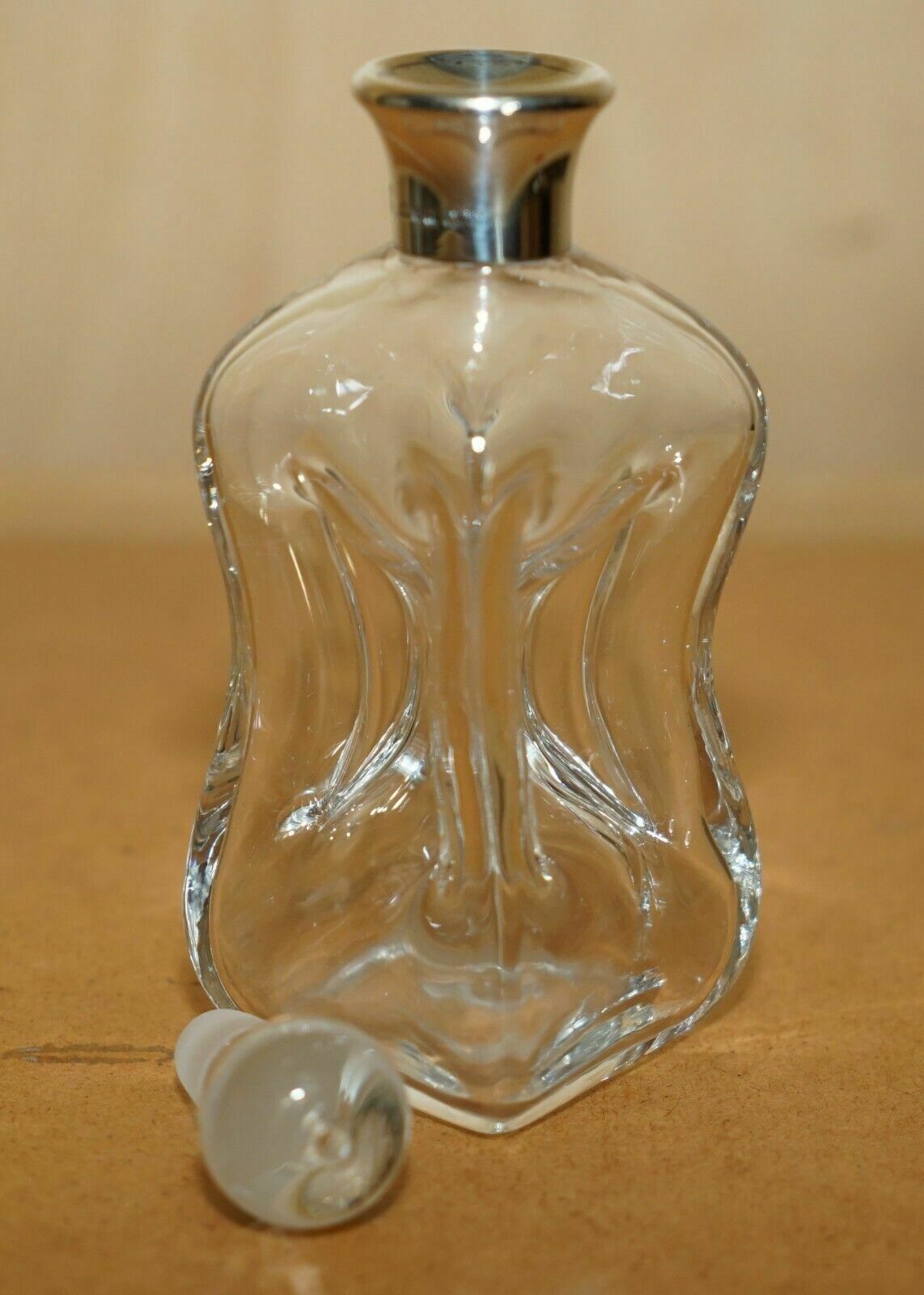 Small One Person Asprey & Co 1964 Sterling Silver Pinch Spirit Wine Decanter photo buy
