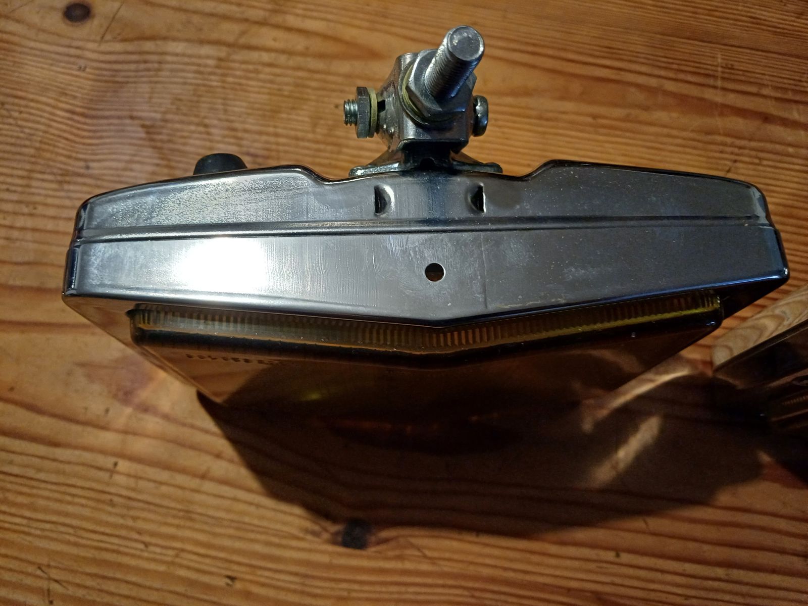 Pair Of Bosch Headlights, 1970s photo vinterior
