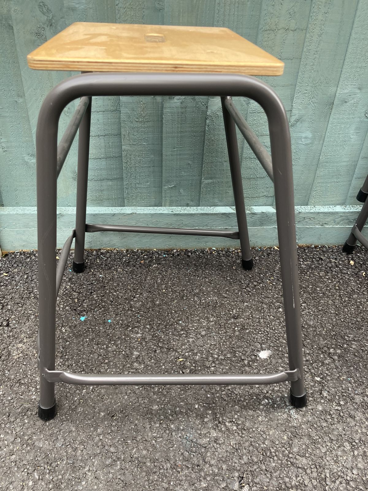 photo furniture 3 X Science Laboratory School Engineers Stools By Remploy Late Vintage